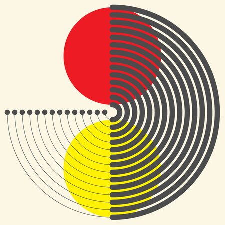 Modern Geometric Modern Graphic Designのイラスト素材