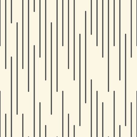 Seamless Chaotic Line Wallpaper. Decorative Retro Pattern. Abstract Graphic Designのイラスト素材