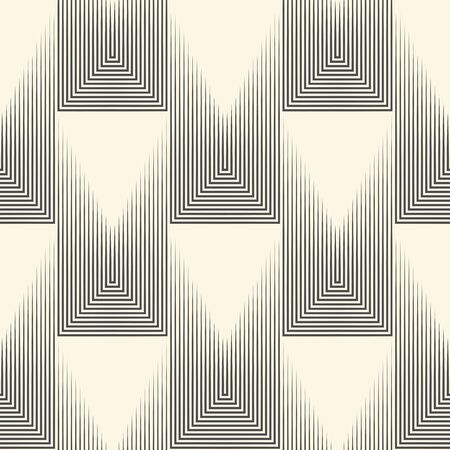 Seamless Square Lattice Pattern. Monochrome Regular Textureのイラスト素材