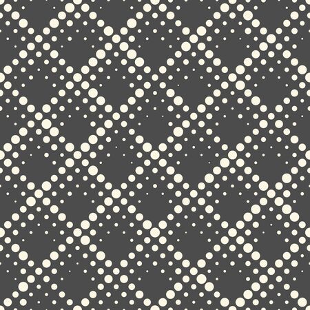 Seamless Halftone Wallpaper. Decorative Dots Pattern. Abstract Graphic Designのイラスト素材