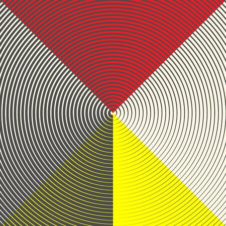 Seamless Circular Pattern Conceptual Geometricのイラスト素材