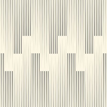 Seamless Vertical Line Pattern. Vector Monochrome Striped Background. Abstract Minimal Graphic Designのイラスト素材