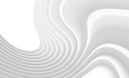 Abstract Futuristic Background. Circular Wave Design. 3d Renderingの写真素材
