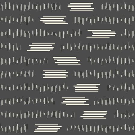 Seamless Black and White Pattern.のイラスト素材