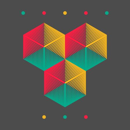 Abstract Graphic Design. Vector Illustrationのイラスト素材