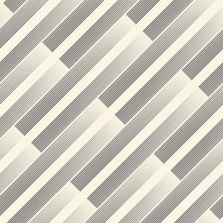 Seamless Minimalistic Pattern. Monochrome Geometric Background. Vector Illustrationのイラスト素材