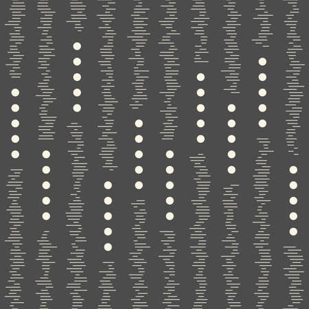 Abstract Seamless Pattern. Modern Monochrome Background. Vector Illustrationのイラスト素材
