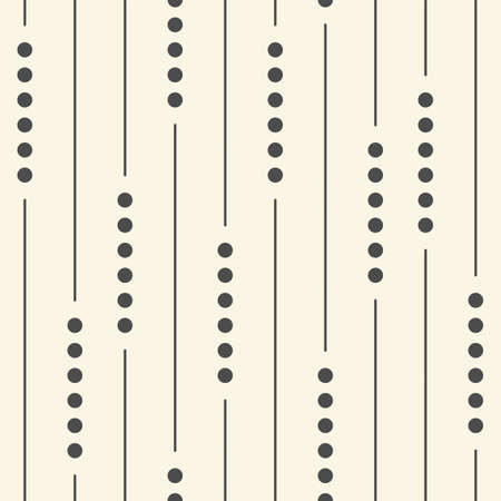 Abstract Seamless Pattern. Modern Monochrome Background. Vector Illustrationのイラスト素材