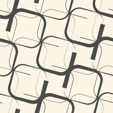 Seamless Striped Pattern. Minimal Monochrome Background. Vector Illustrationのイラスト素材
