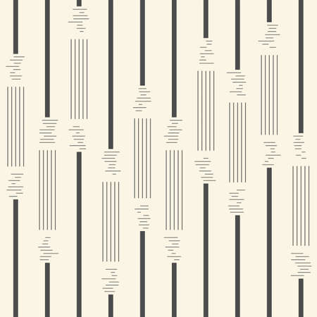 Seamless Creative Pattern. Vintage Minimalist Background. Vector Illustrationのイラスト素材
