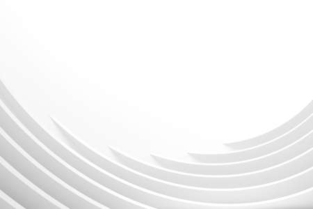 Abstract Engineering Background. White Urban Texture. Polygonal 3d Renderingの写真素材