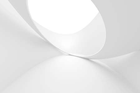 Abstract Building Background. Wave Graphic Design. Purity 3d Illustrationの写真素材