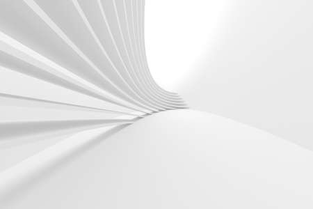 Abstract Striped Background. Hypnotic Geometric Wallpaper. Engineering Graphic Design. 3d Renderingの写真素材