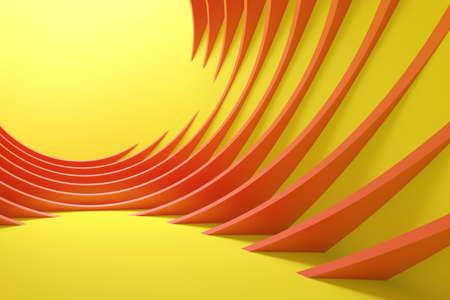 Abstract Tech Background. Geometric Industrial Texture. Trendy 3d Renderingの写真素材