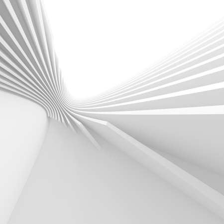 Abstract Office Background. White Minimal Texture. Simple 3d Illustrationの写真素材