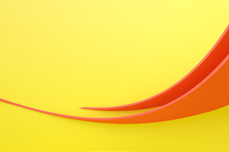 Modern Light Wallpaper. Wave graphic design. Beautiful 3d illustrationの写真素材