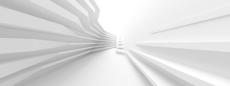 Abstract light background. Curved graphic design. Beautiful 3d renderingの写真素材