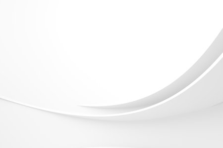 Modern Technology Wallpaper. White Minimal Texture. Purity 3d renderingの写真素材