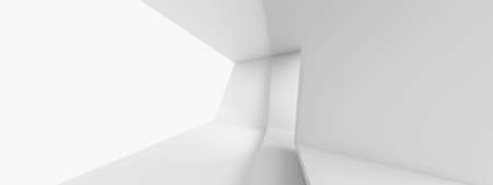 Abstract Interior Wallpaper. Geometric Corporate Construction. 3D Renderingの写真素材