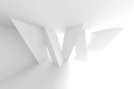 Abstract Building Concept. Artistic Business Construction. 3D Renderingの写真素材