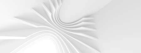 Abstract Architecture Background. Geometric Corporate Template. 3D Illustrationの写真素材