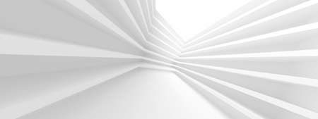 Minimal Architecture Concept. Geometric Technology Template. 3D Renderingの写真素材