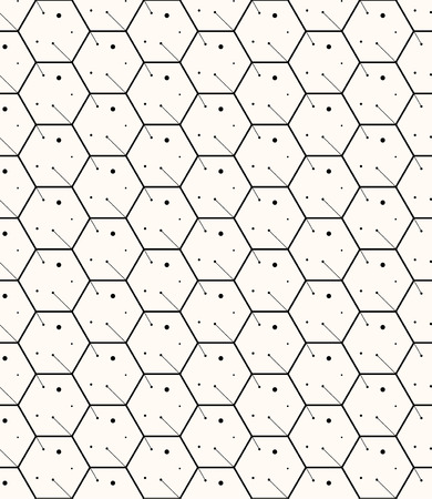 Hexagons gray simple seamless patternの写真素材