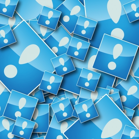 Exclamation Backgroundのイラスト素材