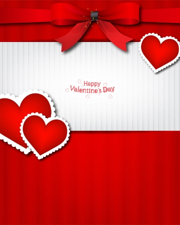 The Valentine s day  Invitation cardのイラスト素材