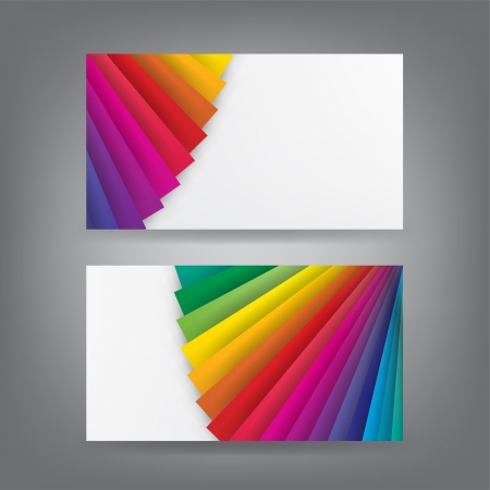 Color theme business card template (Part 2)のイラスト素材