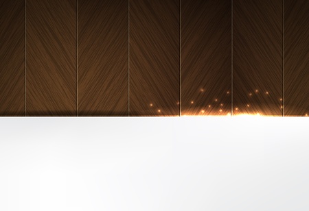 Dark Wood and glowing sparks theme business backgroundのイラスト素材