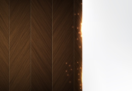 Dark Wood and glowing sparks theme business backgroundのイラスト素材