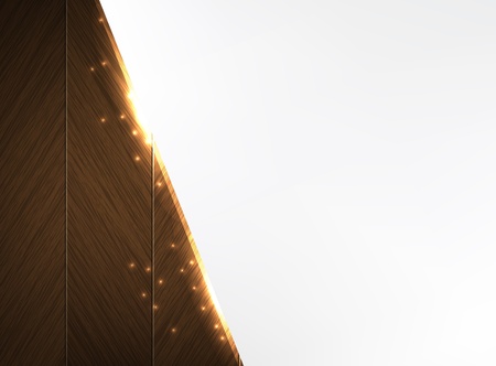 Dark Wood and glowing sparks theme business backgroundのイラスト素材