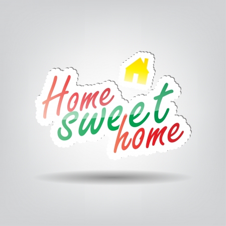 Home sweet home background with space for your textのイラスト素材