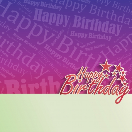 Happy Birthday background with space for your textのイラスト素材
