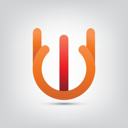 Abstract icon. Colorful abstract icon isolated on a white background.のイラスト素材