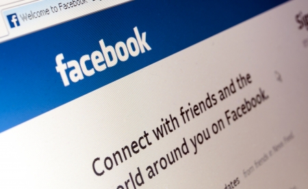 Bucharest, Romania - Jan 23, 2014: Photo of Facebook web page. Facebook is an online social networking service. Its name comes from a colloquialism for the directory given to students at some American universities.のeditorial素材
