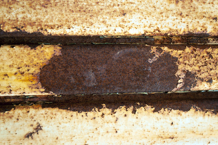 Closeup Rusted galvanized iron plate, texture backgroundの写真素材
