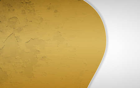 Gold and grey grunge background template with space for textのイラスト素材