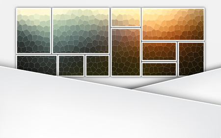 Abstract Mosaic backgroundのイラスト素材