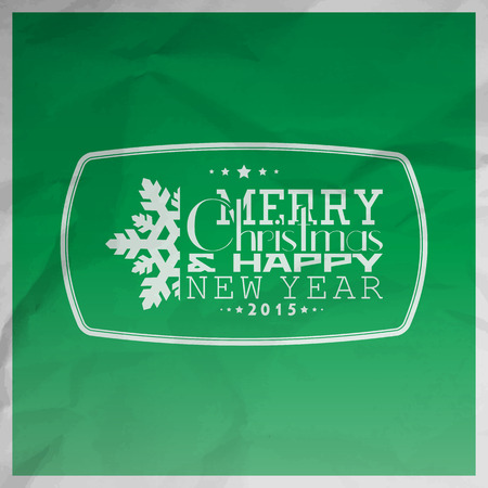 Merry Christmas! Holiday background with paper textureのイラスト素材