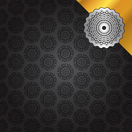 Abstract vintage elegant background with ornament for textのイラスト素材