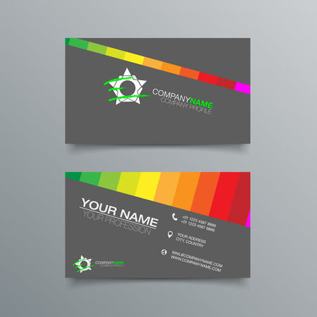 Business Card Background Design Template. Stock Vector Illustrationのイラスト素材