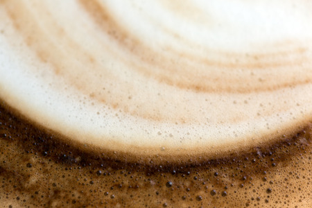 Abstract Coffee foam closeupの写真素材