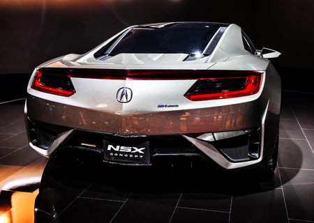 MOSCOW, RUSSIA - SEPT 4, 2012: Acura NSX is a separate division of Japanese automaker Honda and is most expensive production supercar produced in United Statesのeditorial素材