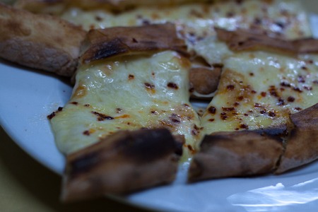 Ramadan Pita Ramazan Pidesi Traditional Turkish bread for holy month Ramadan.の写真素材