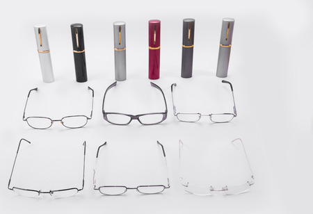 Diopter frames for various vision disordres for men and womanの写真素材