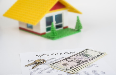 How to buy a house with cash and get keyの写真素材