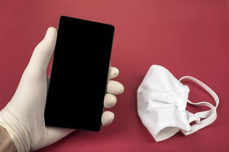 Coronavirus accessories for everyday life. Safety conceptの写真素材