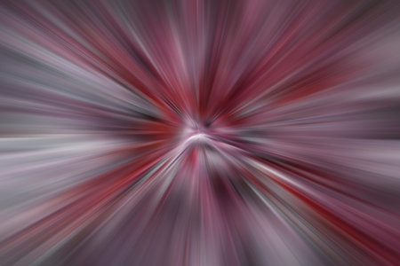 Red zoom radial blur background fom centrum